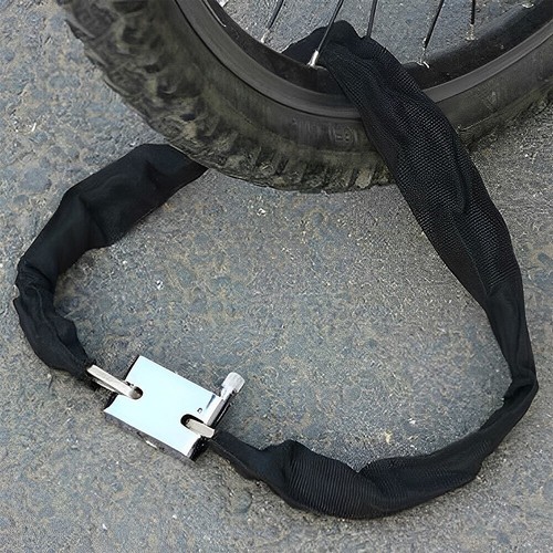 Candado de seguridad para bicicleta de alta resistencia de 1,2 m para bicicleta y motocicleta Reino Unido - Imagen 10 de 12