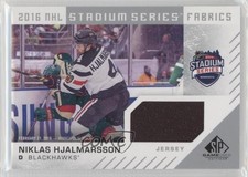 2016-17 SP Game Used Stadium Series Fabrics Chi vs Min Niklas Hjalmarsson qw8
