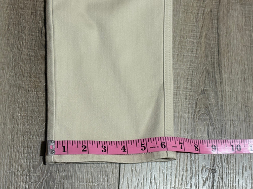 Neu mit Etikett Chico's Platinum 24" kurze Jeans Größe 00 = US-Größe 2 hellbraune Feder - Bild 10 von 11