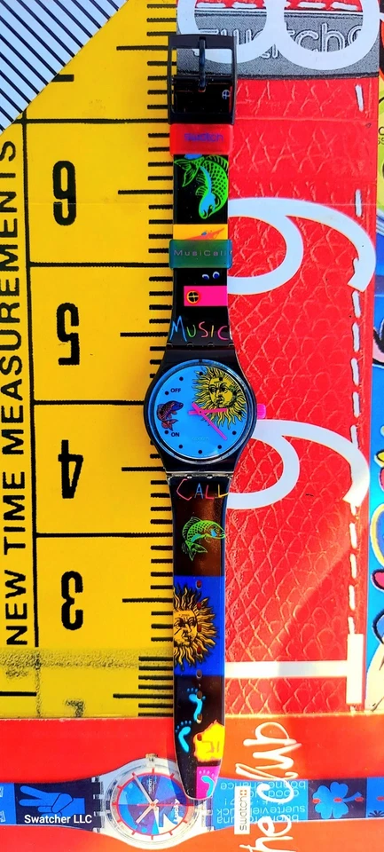 Reloj Swatch EUROPA EN CONCIERTO SLB101 1993 Musicall con estuche ondulado Foto 3 de 4