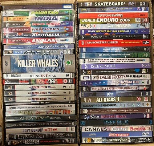100 DVD Job Lot Bundle Wholesale - General Interest, Sport, History, Travel etc - Picture 9 of 10