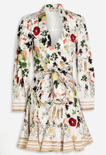Alice + Olivia Alisa Floral Wrap Shirtdress, Size 8