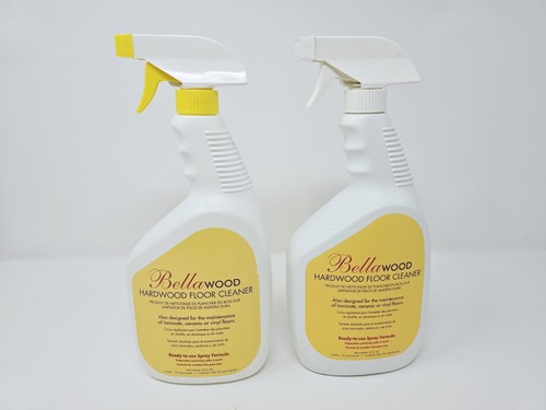 Lot 2 Bellawood Hardwood Floor Cleaner "Ready-To-Use Spray" With Pump 32oz (New)