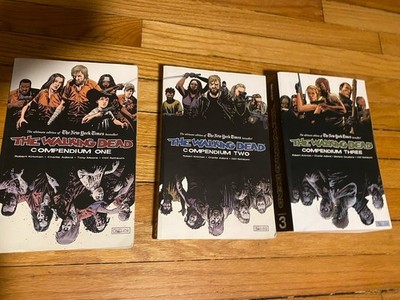 The Walking Dead Compendium Volume 1, 2, & 3 Decent Condition