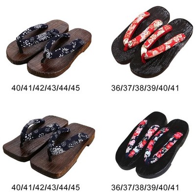 Traditionelle japanische Clogs Schuhe   Geta Sandalen Flip