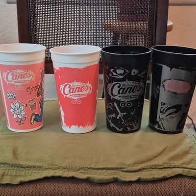 Raising Cane's x Post Malone cup set 4/4