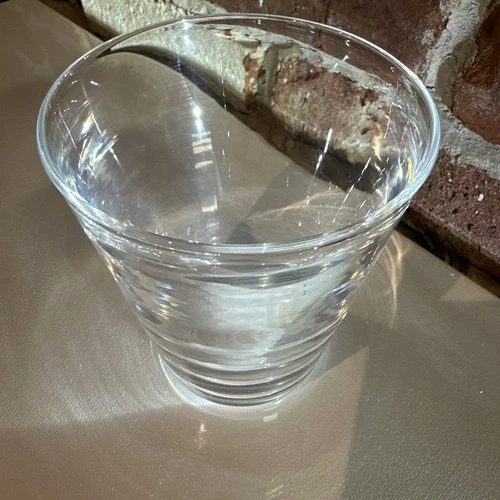 Steuben Old Fashioned Crystal Swirl Glass 4.5" Retired Very Very Rare