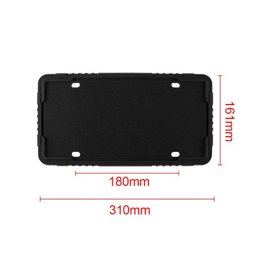 Silicone Car License Plate Frame American Standard License Plate Holder w/ Screw - Bild 6 von 11