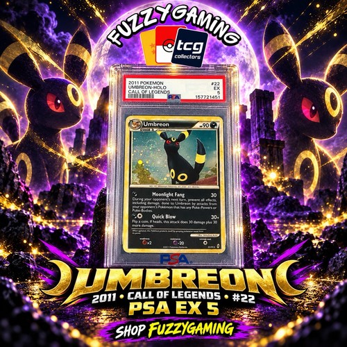 Umbreon graded PSA 5 for sale on eBay