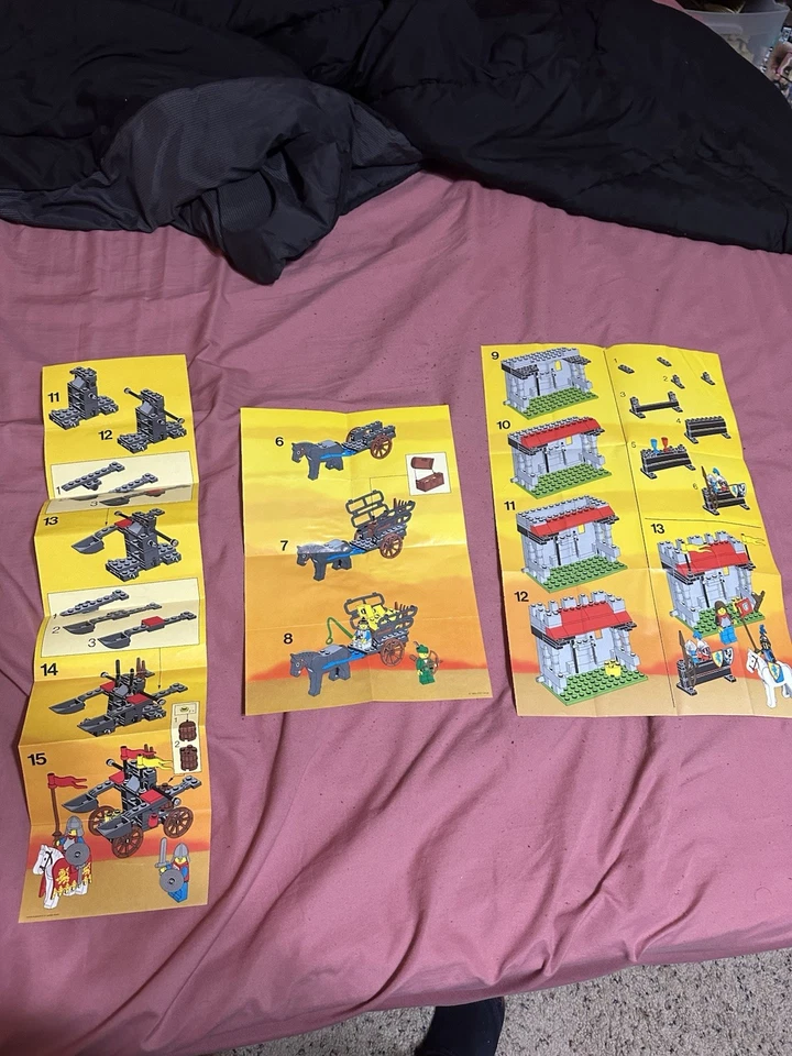 Lot Of 3 Vintage Castle Instruction Booklets! (6039, 6041, 1974 - Image 2 of 2