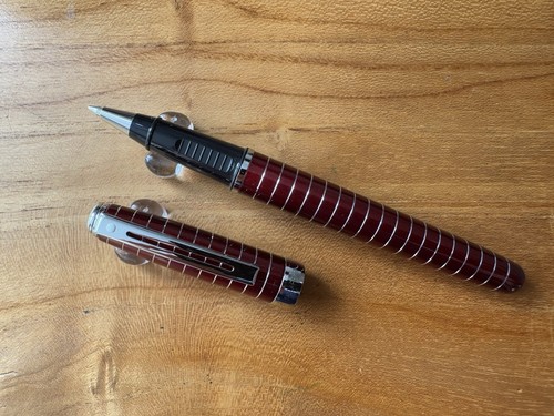 Bolígrafo Sheaffer Prelude 9165 Merlot rojo cromo anillo - Imagen 2 de 9