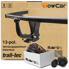 Für Audi Q7 01.15- 4MB/ 4MG TowCar Anhängerkupplung starr & 13poliger E-Satz NEU