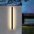 LED Outdoor Wall Light 150CM Black Sconce IP67 Waterproof 3000K Warm White