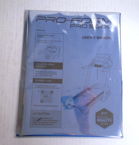 ProForm Pro 9000 User's Manual Replacement | PFTL15820.6 | For Use With PRO 9000 - Picture 2 of 5