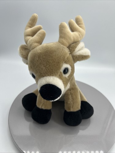 Juguete de peluche Bass Pro Shop marrón 8" ciervo reno con astas - Imagen 1 de 7
