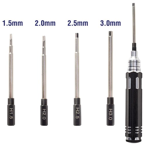 1 Set For RC Hexagonal Screwdriver Set 4 Piece Tools 1 5/2 0/2 5/3 0mm Sizes @ - Foto 9 di 10