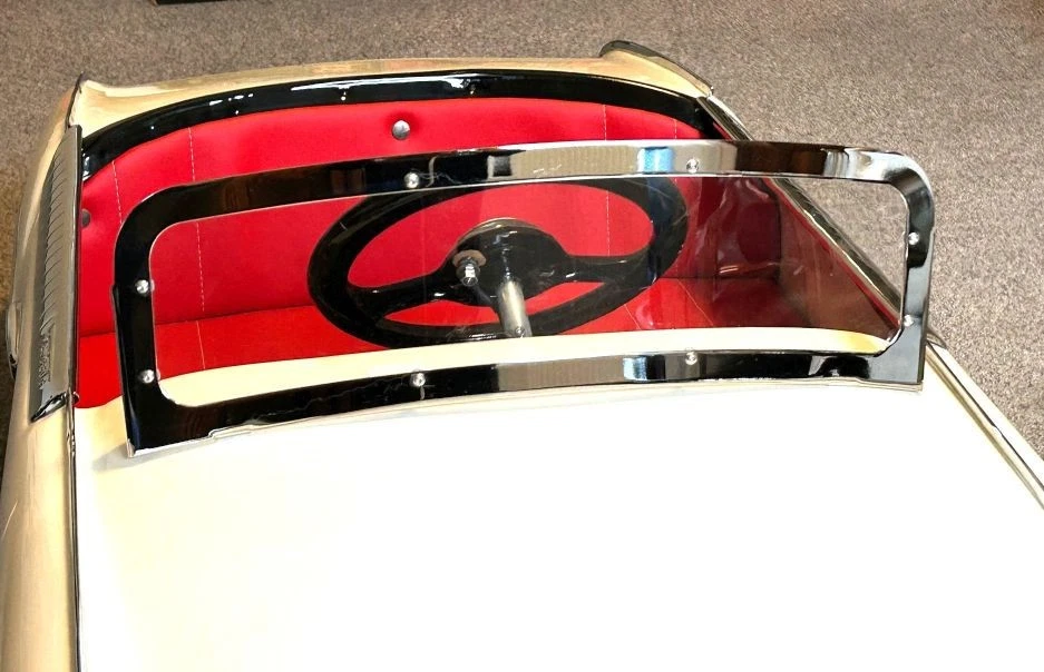 Scheibenrahmen (komplett) für FERBEDO "Mercedes 190 SL" Tretauto (pedal car) - Bild 3 von 4