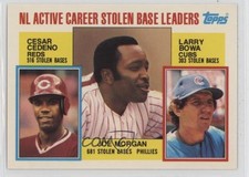 1984 Topps Career Leaders Tiffany Cesar Cedeno Larry Bowa Joe Morgan HOF 12zm
