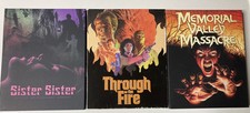 3 Vinegar Syndrome Blu-ray Sister, Sister + Through The Fire + Memorial Valley