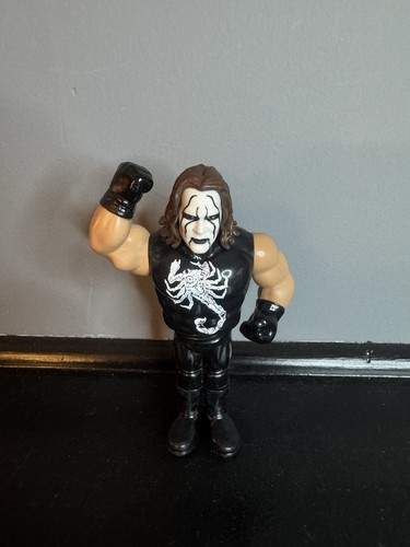 WWE Retro STING Black And White Figure Mattel WCW ...