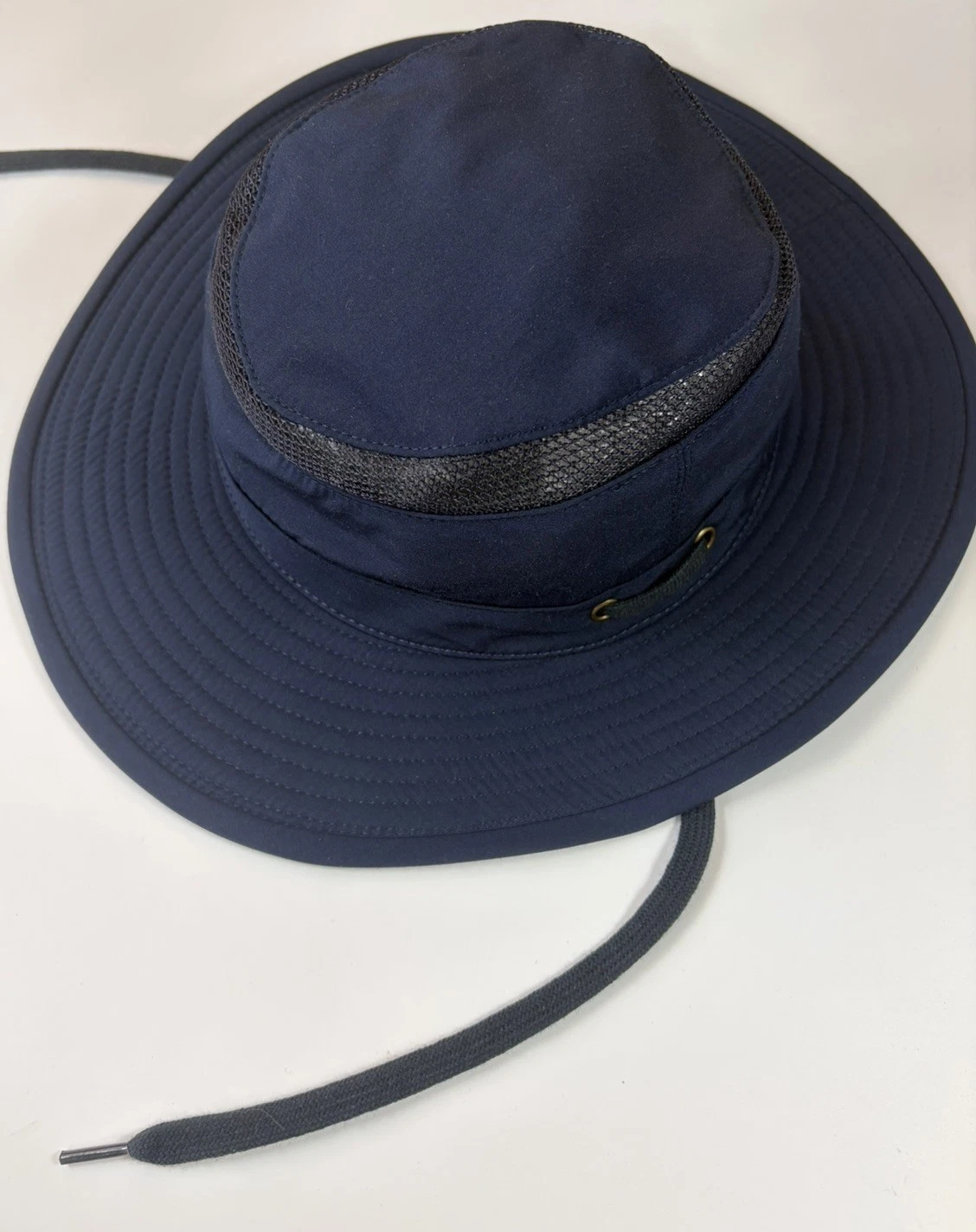 Denton Hats Sun Traveller Hiking Golf Camping Size Medium Handmade Vented Navy
