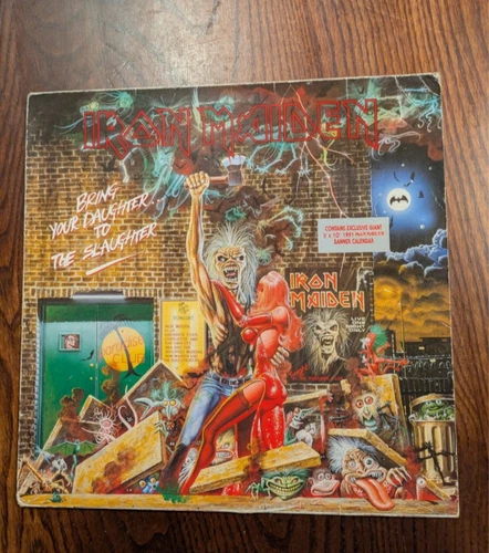 Iron Maiden ‎- Bring Your Daughter... To The Slaughter - 12" Vinyl Single Record