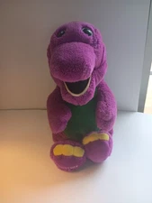 1992 Barney The Dinosaur Stuffed Plush 15" Vintage Barney & Friends Lyons Group