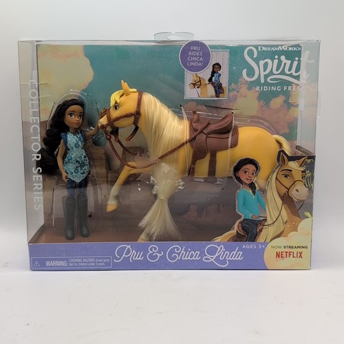 DreamWorks Spirit Riding Free Collectors Series Pru & Chica Linda Netflix Neu