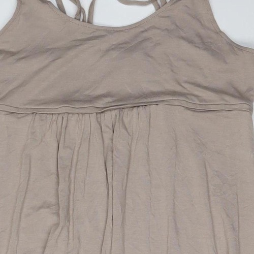 Calvin Klein Women's Beige Maxi Slip Dress, Size 10 - Picture 11 of 12