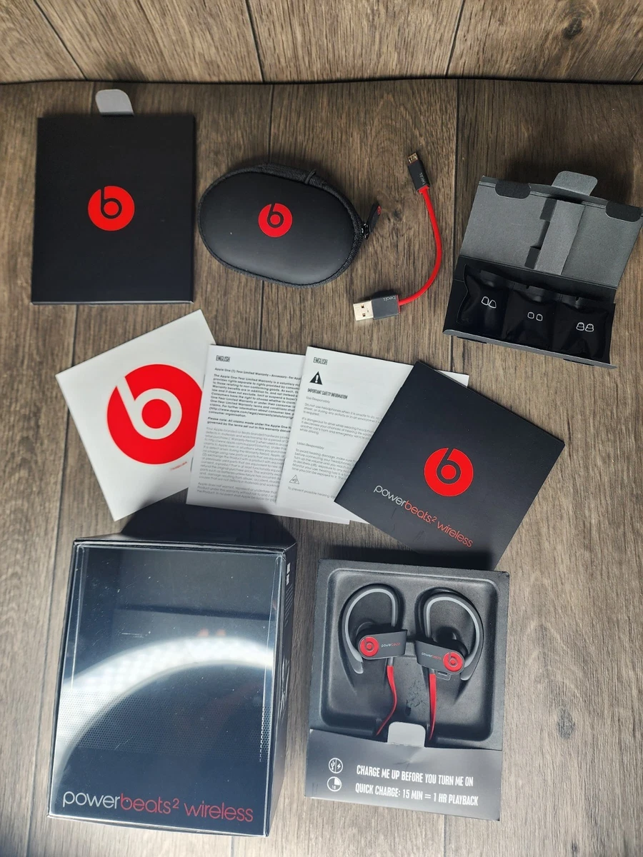 Beats by Dr. Dre Powerbeats2 Red Headphones for Sale - eBay