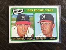 1965 Topps - 1965 Rookie Stars Phil Niekro, Clay Carroll #461 (RC)