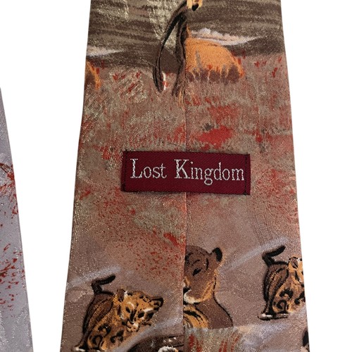 Lost Kingdom Löwe Krawatte Tier Grafikdruck mehrfarbig künstlerisch - Bild 8 von 10