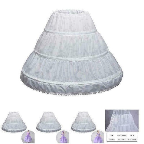 Kinder Reifrock Unterrock für Ballkleid Blumenmädchenkleid Hochzeit Petticoat - Bild 7 von 8