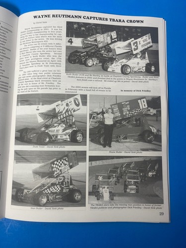 2001 National Sprint Car Annual Dirt Racing Photos & Stories 64 Pgs. Dave Uttech - Picture 8 of 12