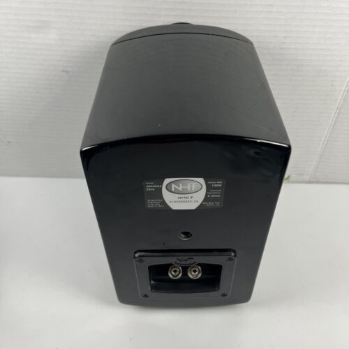 One NHT Model Absolute Zero Lautsprecher (einzeln) glänzend schwarz Oberfläche RMS 100W - Bild 4 von 8
