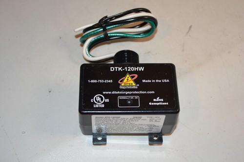 Ditek DTK-120HW Voltage Surge Protector Type 1 Speed Single Phase 120VAC 50/60Hz