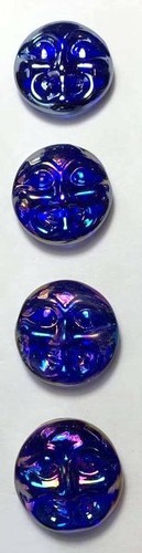 Bolsa de Red Metálico Místico Luna Caras Azul Diamante Cristal Vidrio Gemas Mega Mármoles - Imagen 6 de 6