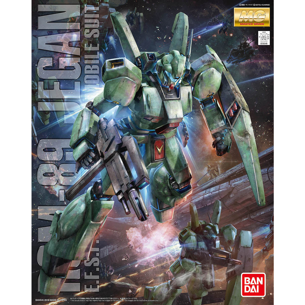 BANDAI MG 1/100 RGM-89 JEGAN Plastic Model Kit Gundam CCA