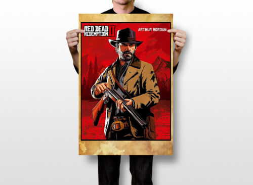 Red Dead Redemption II Arthur Morgan Video Game Art Wall Poster - POSTER 20x30 - Picture 3 of 4