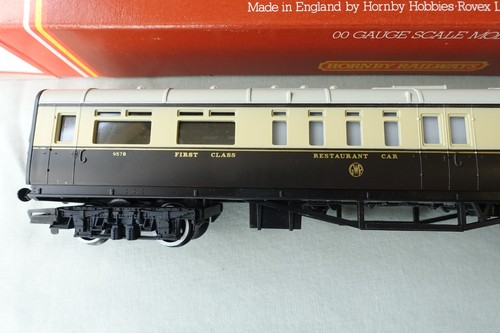 HORNBY RAILWAYS R458 GWR RESTAURANT CAR COACH CHOCOLATE CREAM '9578' MINT BOXED - Picture 4 of 8