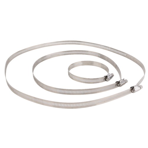 1 Pcs 7.8"inch Stainless Steel Hoop Hose / Ducting Clamps - Hydroponic Duct Hoop - Picture 2 of 10