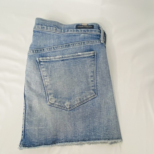 CITIZENS OF HUMANITY Denim Jean Skirt Size 26 Made USA - Picture 3 of 8
