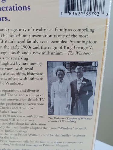The Windsor's: A Royal Family (VHS, juego de 2 cintas) - SELLADO - King Charles - Imagen 6 de 15