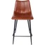 moes home collection uu-1002-03 alibi 37 inch brown counter stool, set of 2