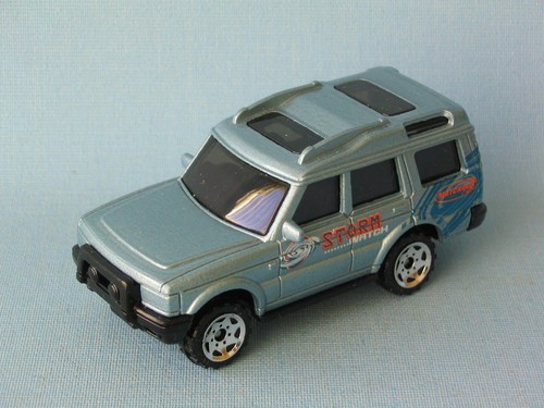 Matchbox Land Rover Discovery Light Blue Storm Toy Model Car Boxed 70mm Disco b - Picture 1 of 2