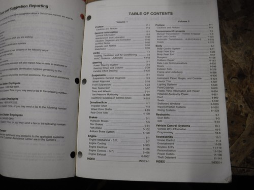 2004 CHEVROLET CORVETTE ORIGINAL FACTORY SERVICE MANUAL 2 VOLUME SET SHOP - Picture 12 of 19