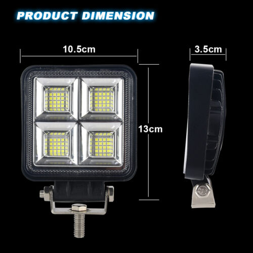 LED Arbeitsscheinwerfer KFZ 2X 192W 12V 24V Auto Strahler Traktor Scheinwerfer - Bild 8 von 12