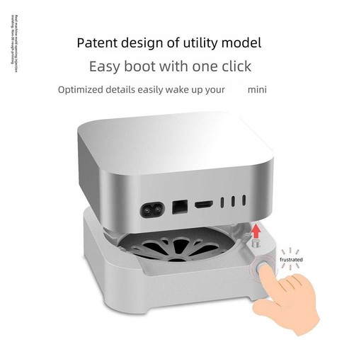 Computer Host Stand Base for Apple Stand Heat Dissipation Bracket Metals~ - Afbeelding 2 van 7