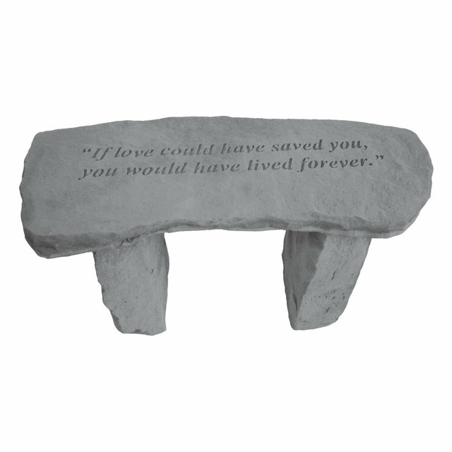 Kay Berry If Love Could Have Saved You Memorial Garden Bench 29