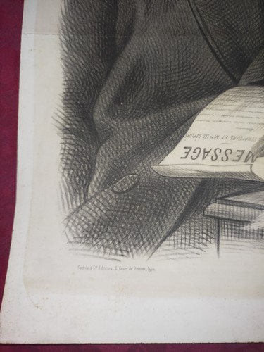 Lithographie 19. Jahrhundert: Porträt von Jules Grévy - Präsident der Republik 1879 - Bild 4 von 10